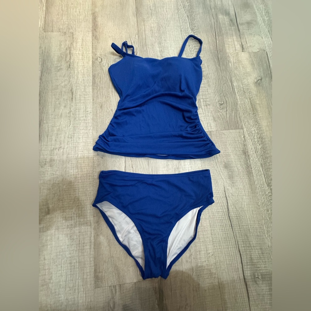 Chic Blue Women's Bikini Set
